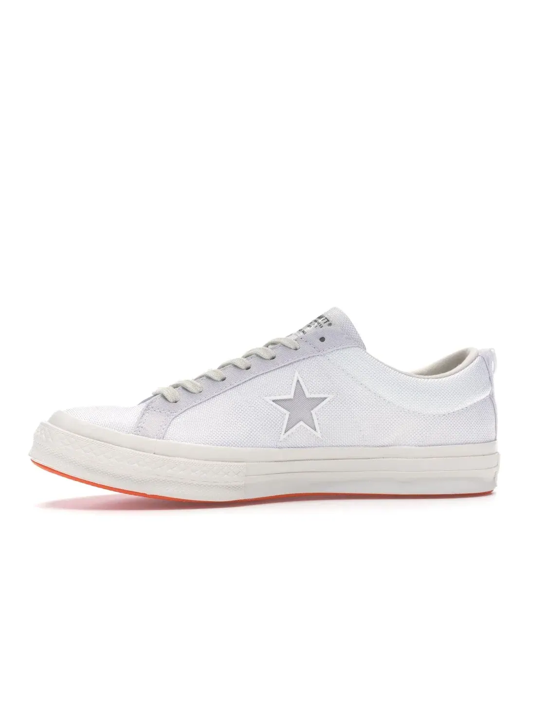 Мужские кроссовки Lifestyle Converse One Star Converse — изображение 3 из 4, белый/белый-оранжевый