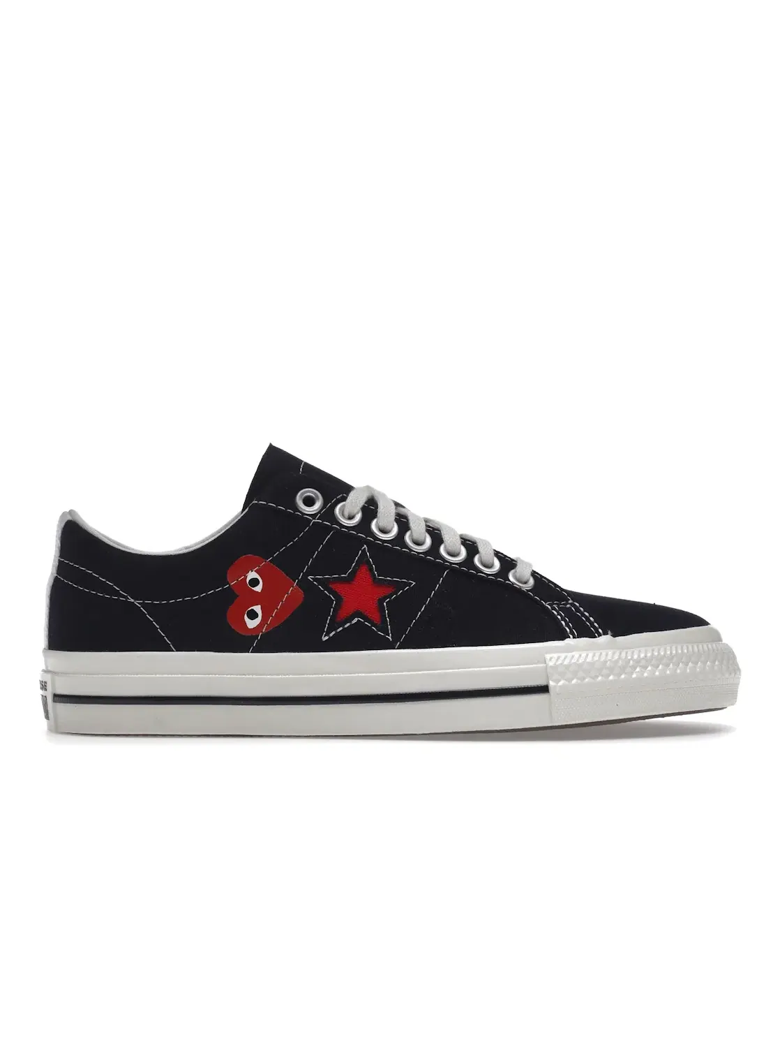 Кроссовки Lifestyle с принтом Converse One Star Ox Converse — изображение 1 из 4, черный/красный/белый