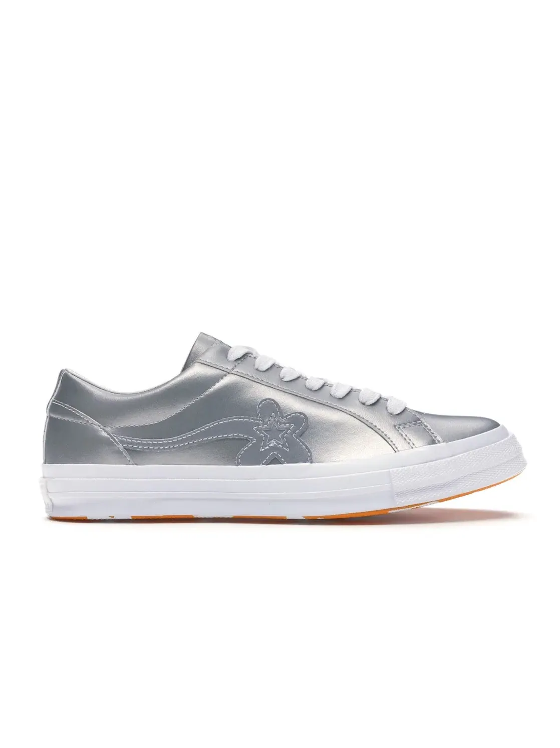 Мужские кеды Lifestyle с рефлективным верхом Converse One Star Ox — изображение 1 из 4, серый белый