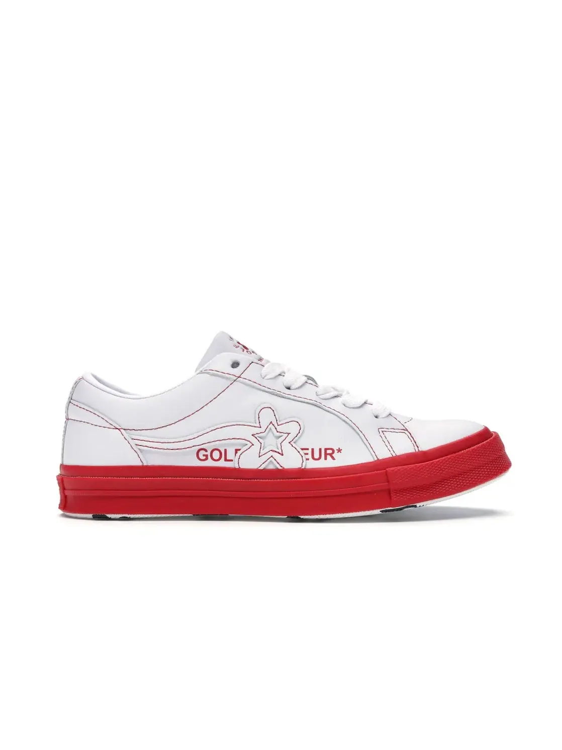 Мужские кеды Lifestyle Converse One Star Ox — изображение 1 из 4, белый/красный-белый