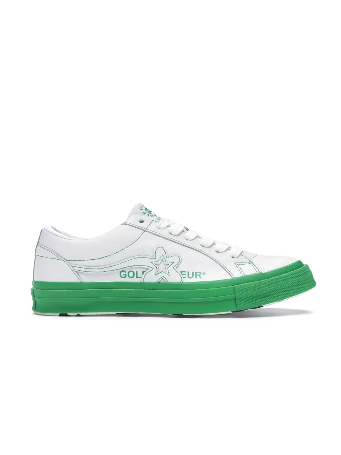 Мужские кеды с цветочным принтом Converse One Star Ox — изображение 1 из 4, белый/зеленый-белый