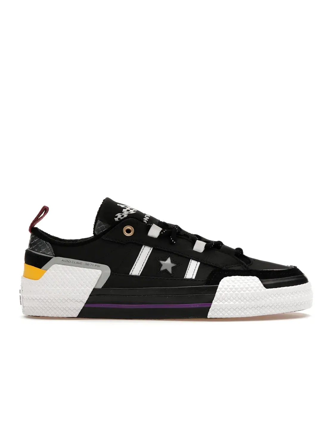 Мужские кроссовки Lifestyle Converse One Star OX — изображение 1 из 4, черный/белый/желтый