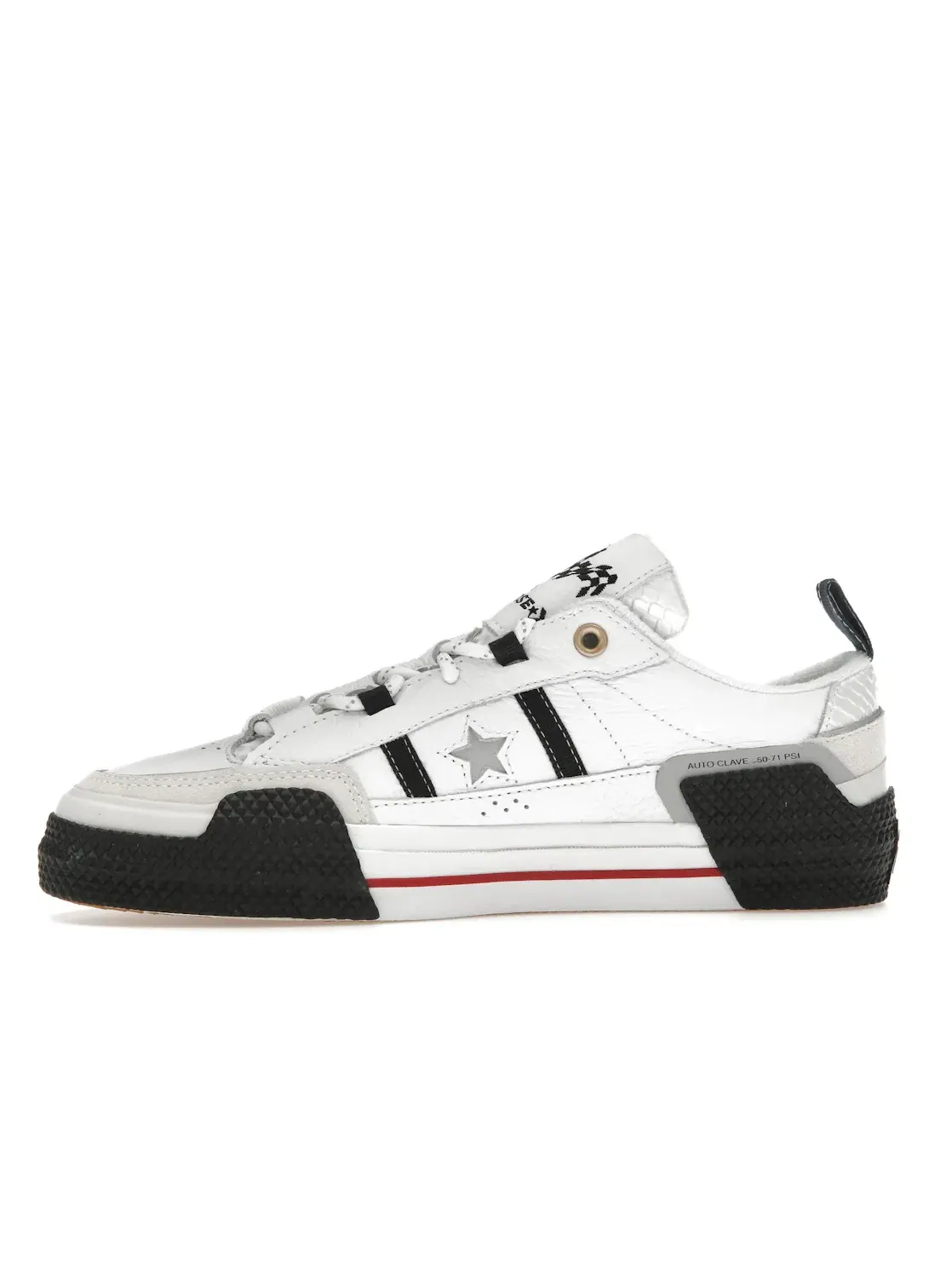 Мужские кроссовки Lifestyle Converse One Star OX — изображение 3 из 4, белый/черный/белый