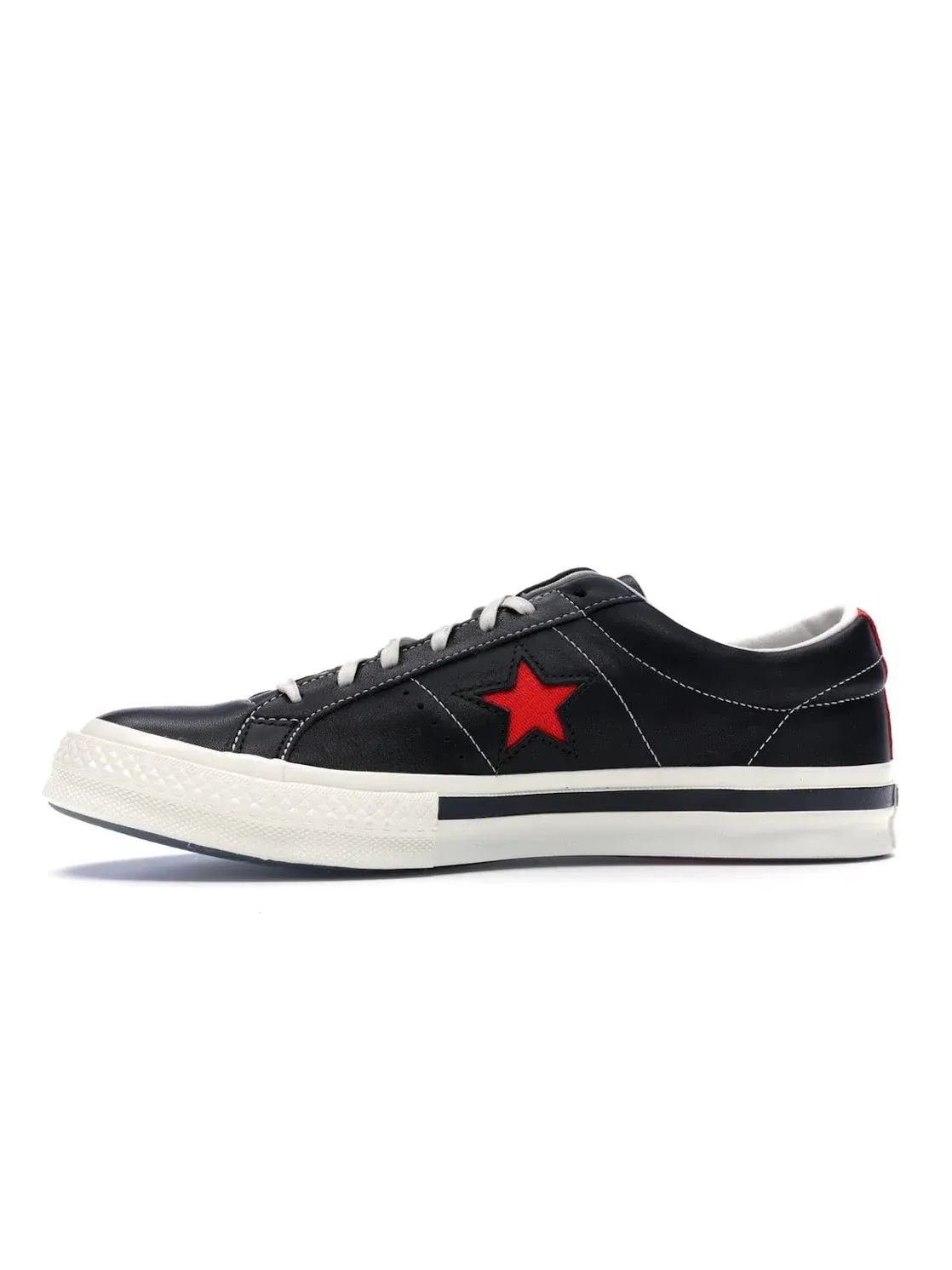 Мужские кроссовки Lifestyle Converse One Star Converse — изображение 3 из 4, черный/-красный