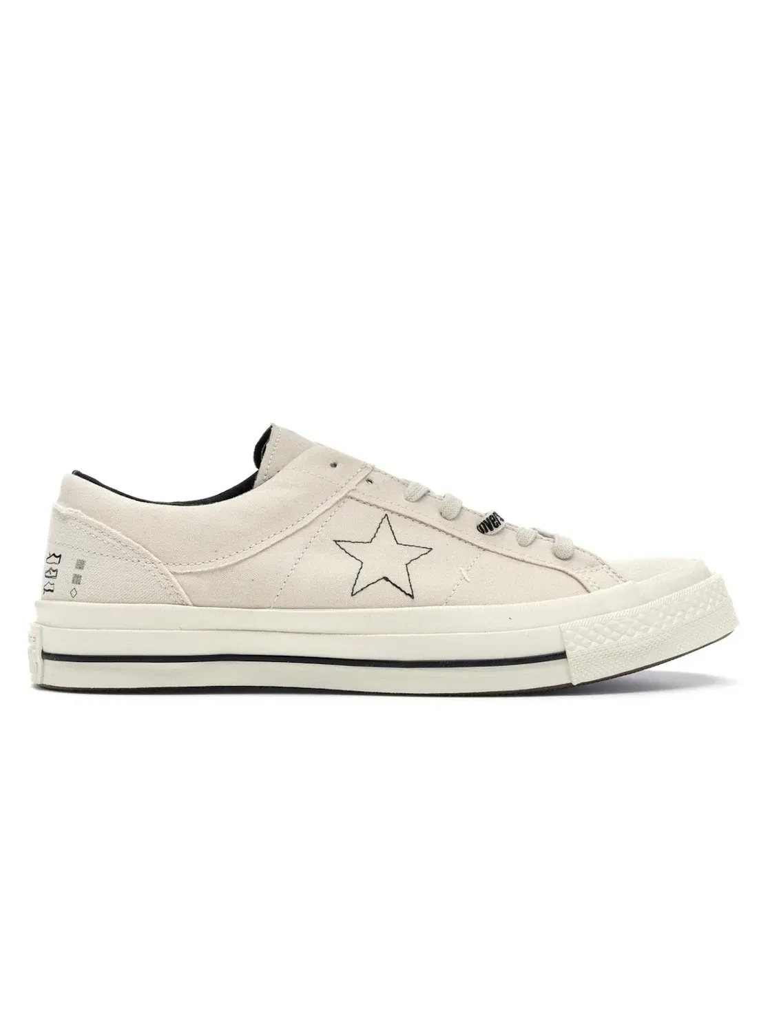 Мужские кроссовки Lifestyle с принтом Converse One Star Midnight Studios — изображение 1 из 4, черный