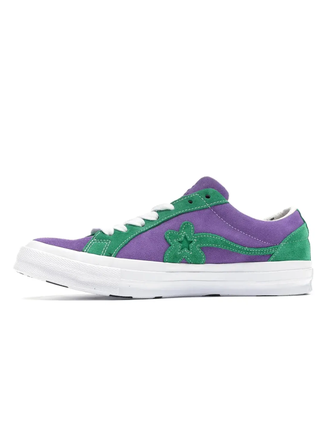Мужские кроссовки с принтом Converse One Star Ox — изображение 3 из 4, фиолетовый/зеленый