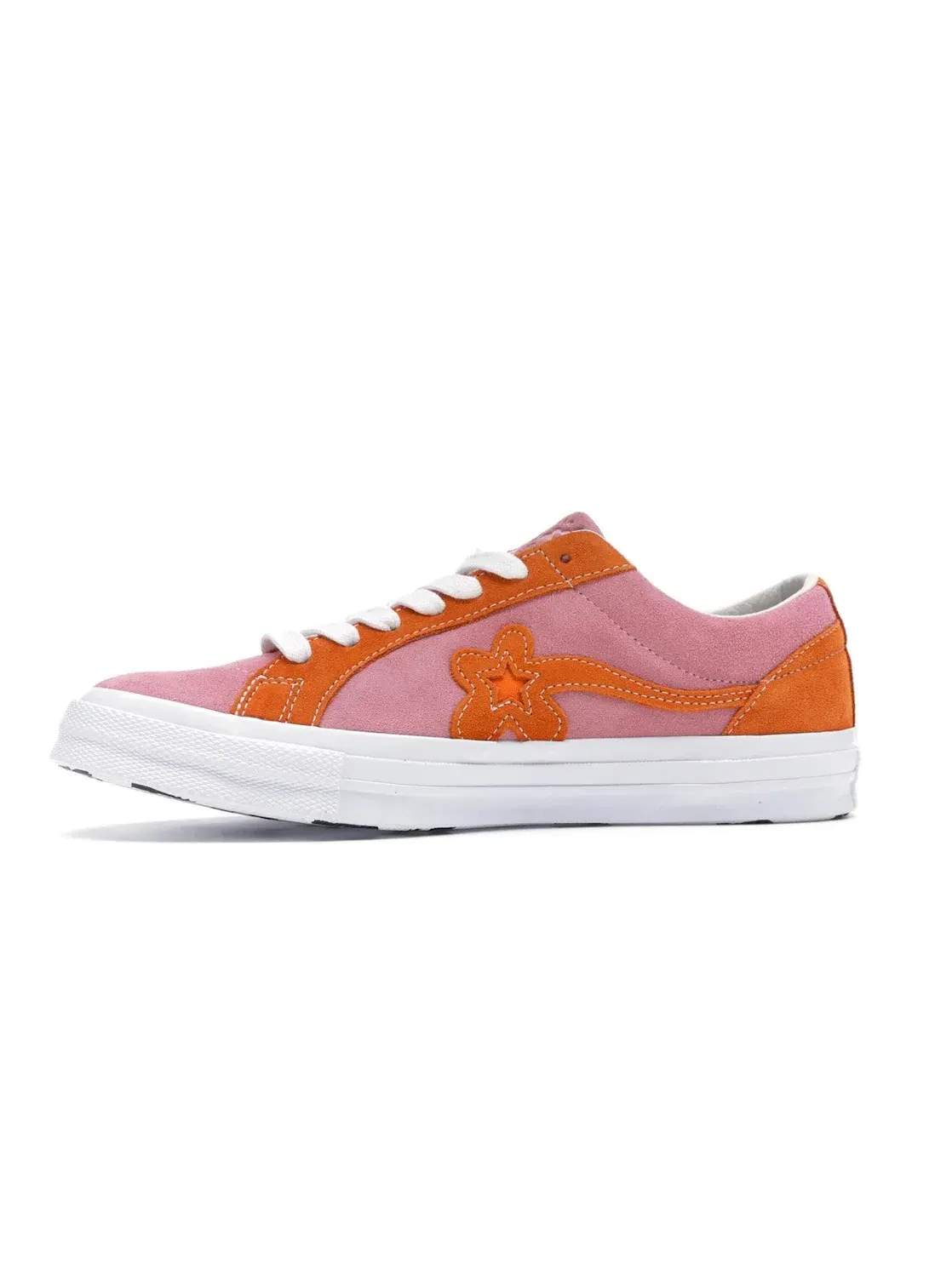 Мужские кроссовки с цветочным принтом Converse One Star Ox Converse — изображение 3 из 4, розовый/оранжевый-белый