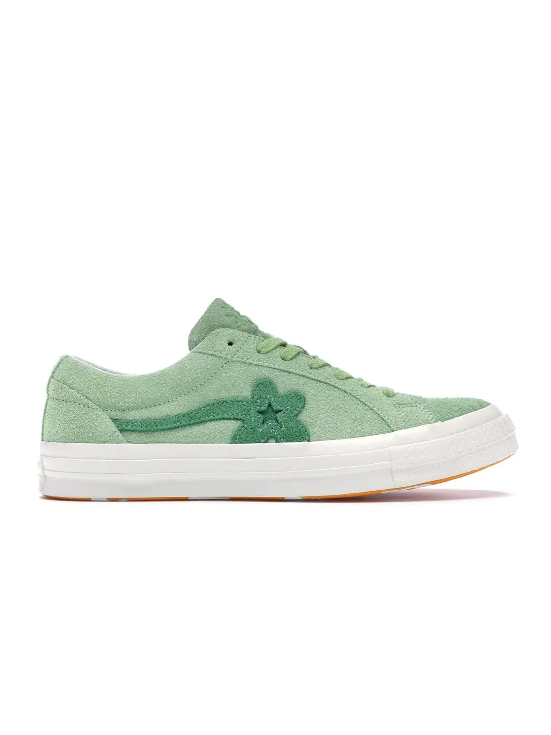 Мужские кеды с цветочным принтом Converse One Star Ox — изображение 1 из 4, зеленый/белый