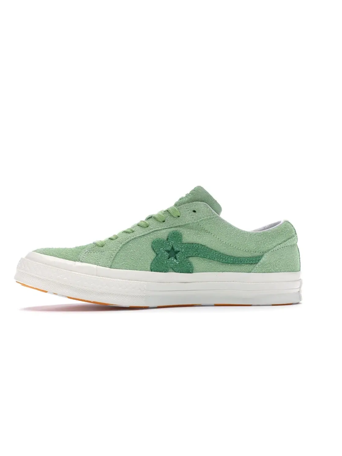 Мужские кеды с цветочным принтом Converse One Star Ox — изображение 3 из 4, зеленый/белый