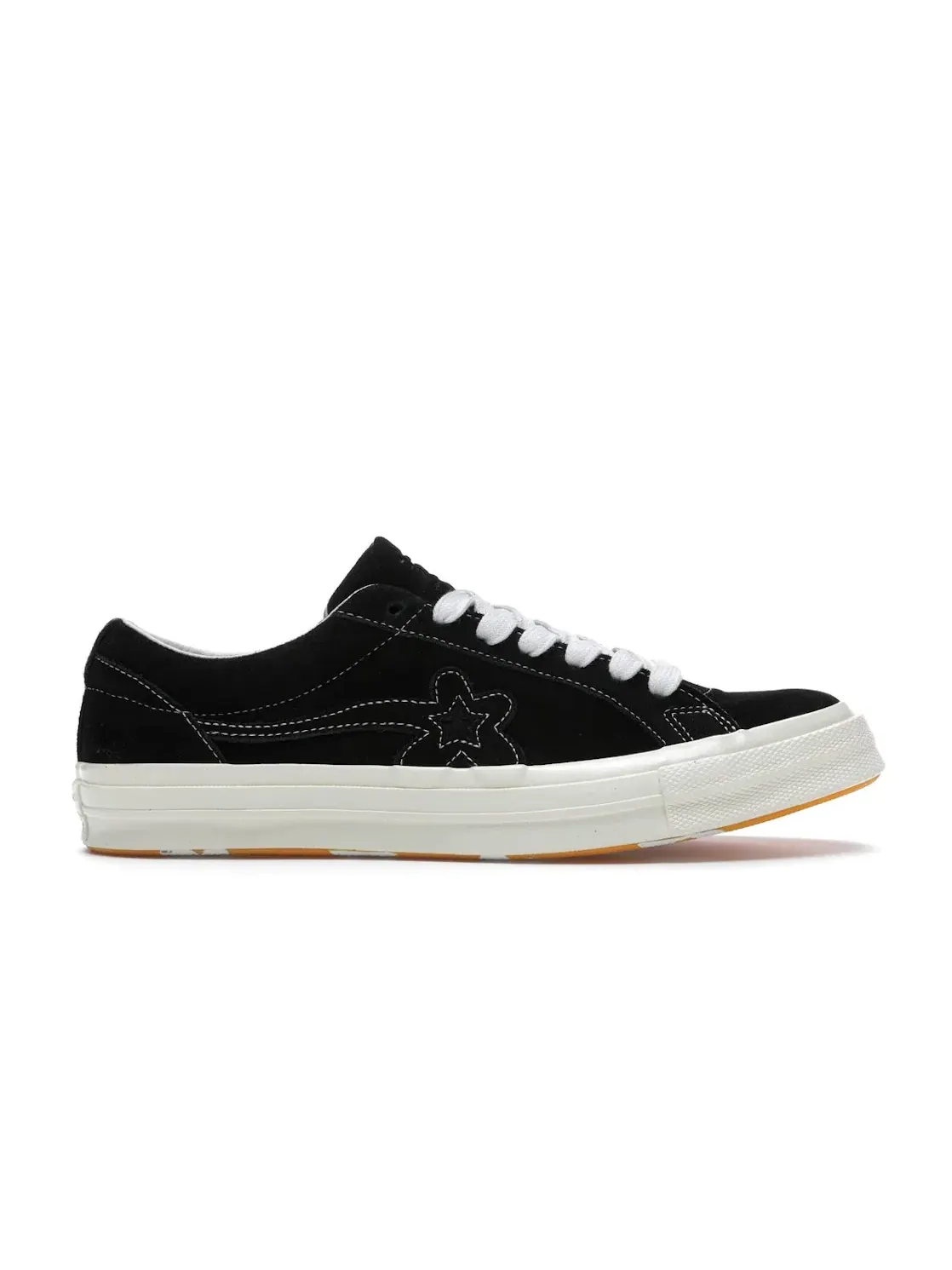 Мужские кеды с контрастной строчкой Converse One Star Ox — изображение 1 из 4, черный/белый