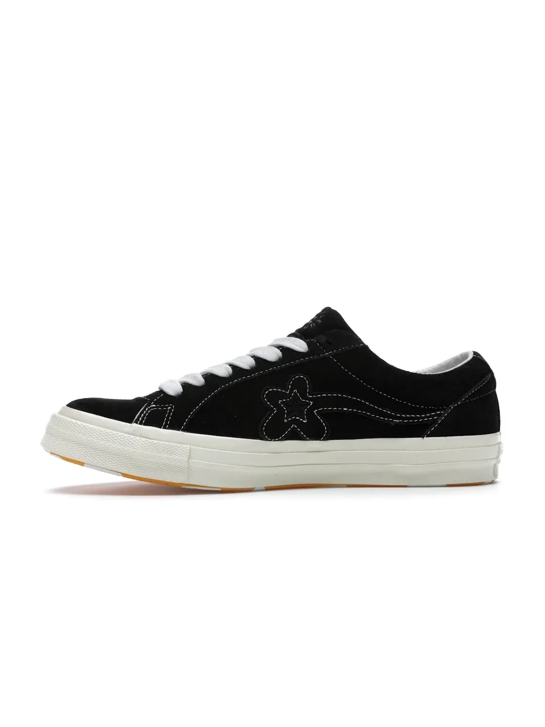 Мужские кеды с контрастной строчкой Converse One Star Ox — изображение 3 из 4, черный/белый