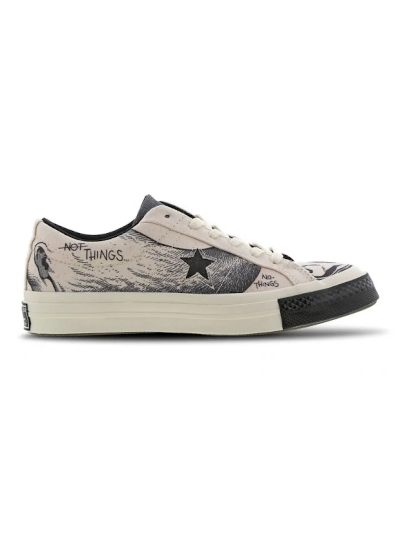 Мужские кеды Lifestyle Converse One Star Ox — изображение 1 из 1, черный