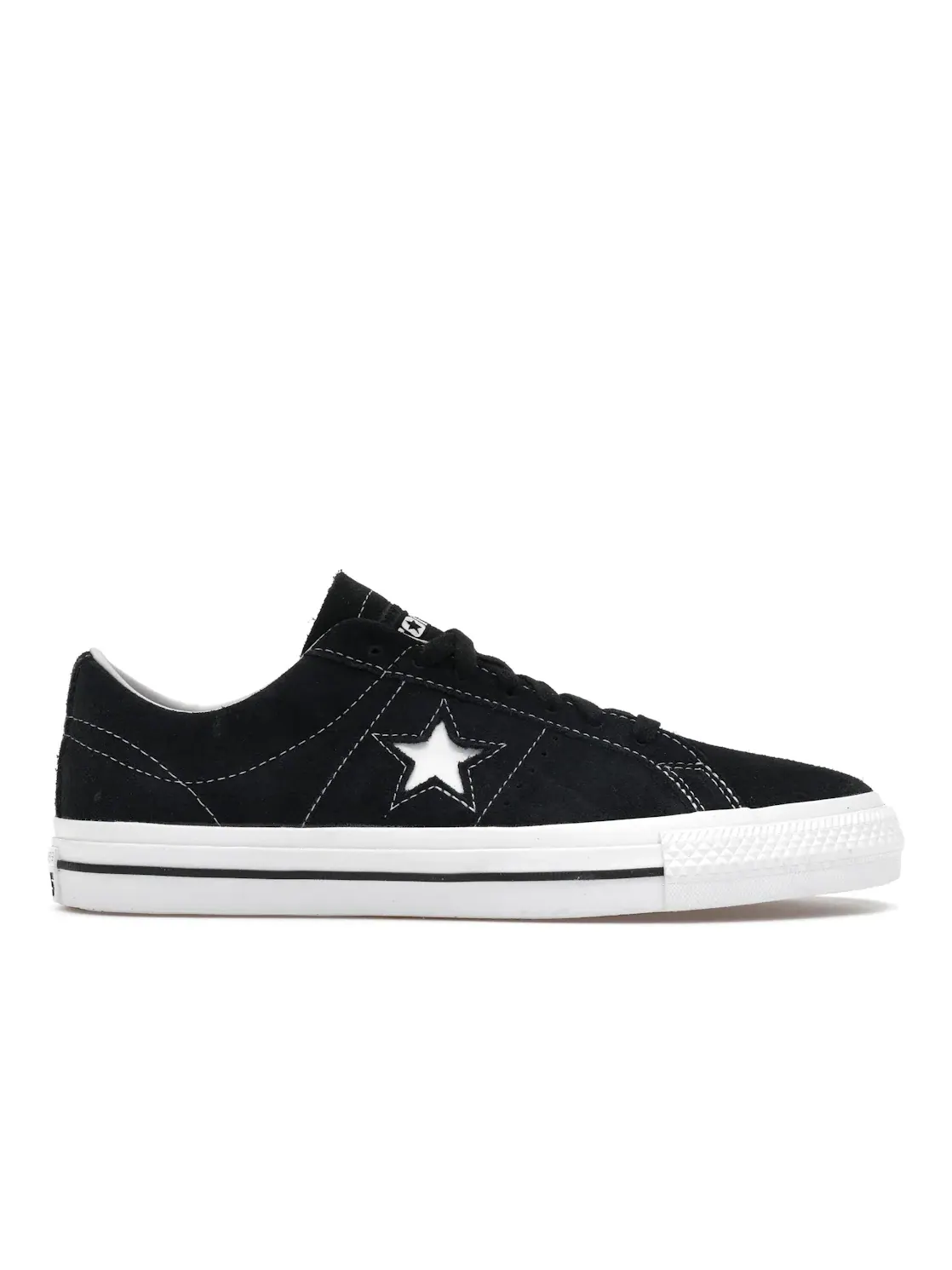 Мужские кеды с низким верхом Converse One Star Pro Ox — изображение 1 из 4, черный/черный/белый