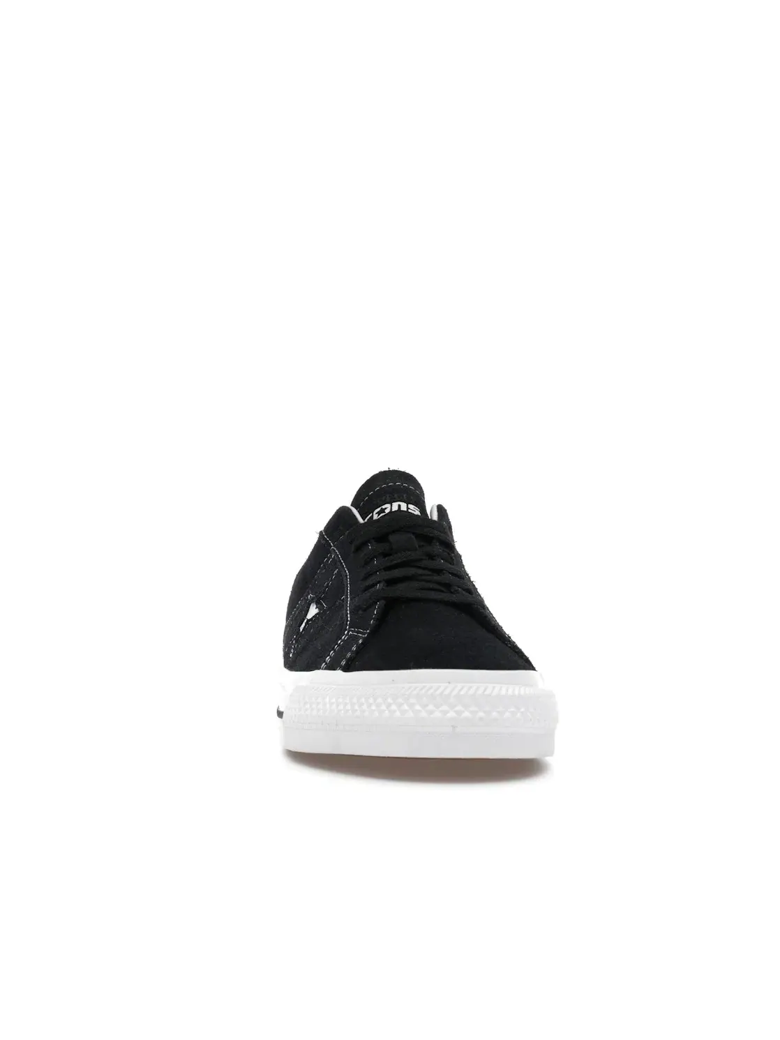 Мужские кеды с низким верхом Converse One Star Pro Ox — изображение 2 из 4, черный/черный/белый