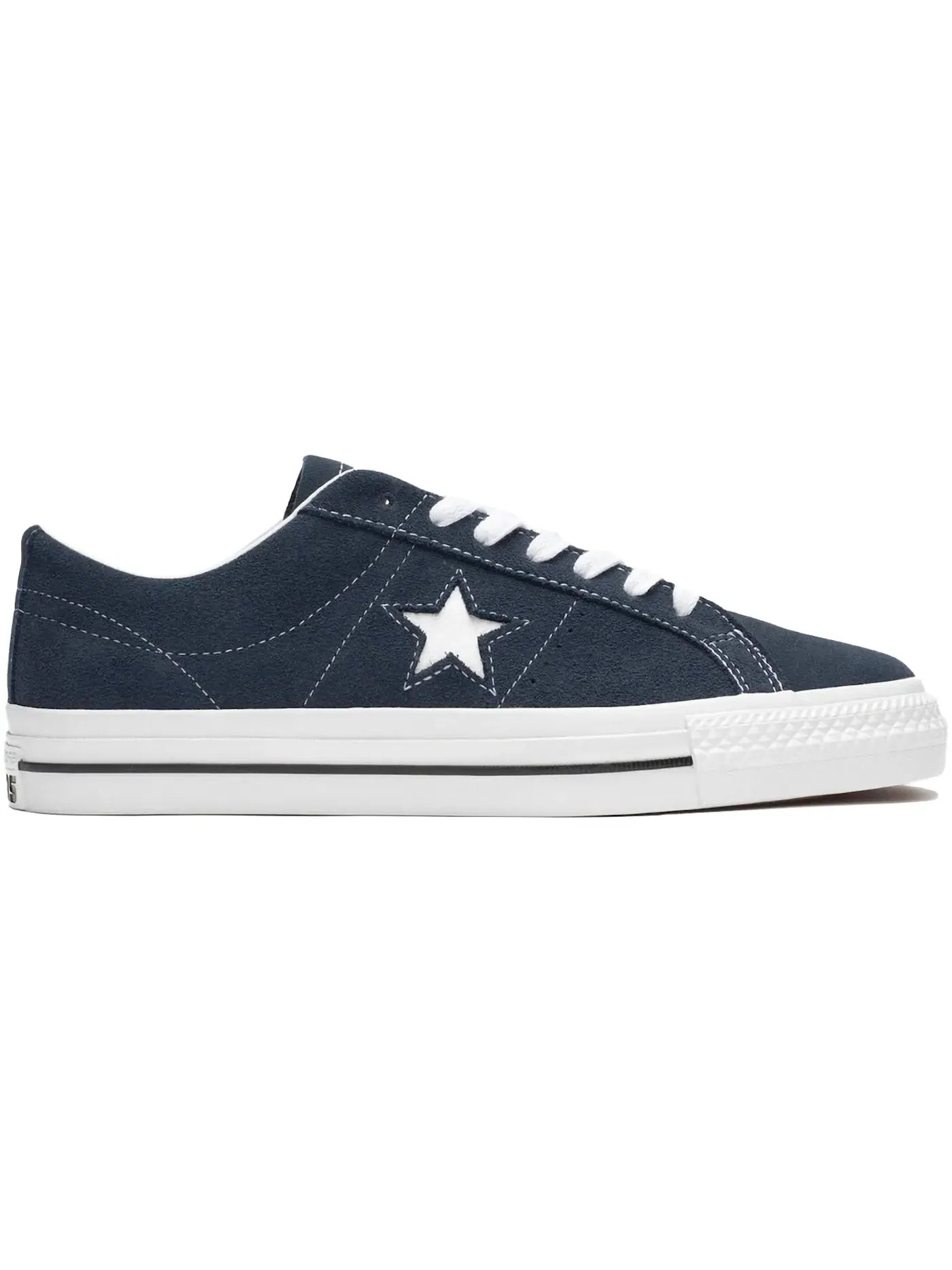 Мужские кеды повседневные Converse One Star Pro Ox — изображение 1 из 1, темно-синий/белый/черный