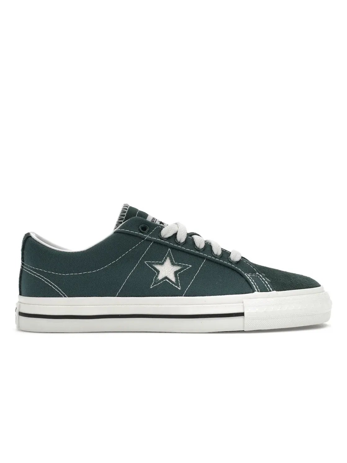 Мужские кроссовки lifestyle Converse One Star Pro — изображение 1 из 4, зеленый/черный/белый