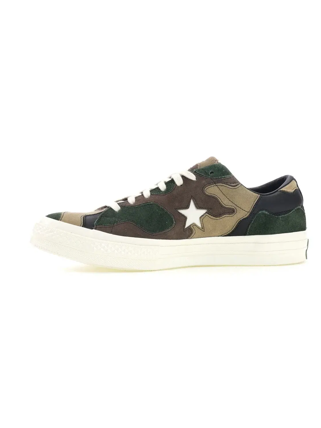 Мужские кроссовки с камуфляжным принтом Converse One Star — изображение 3 из 4, черный-белый