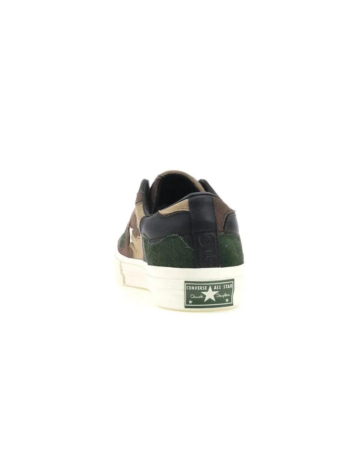 Мужские кроссовки с камуфляжным принтом Converse One Star — изображение 4 из 4, черный-белый