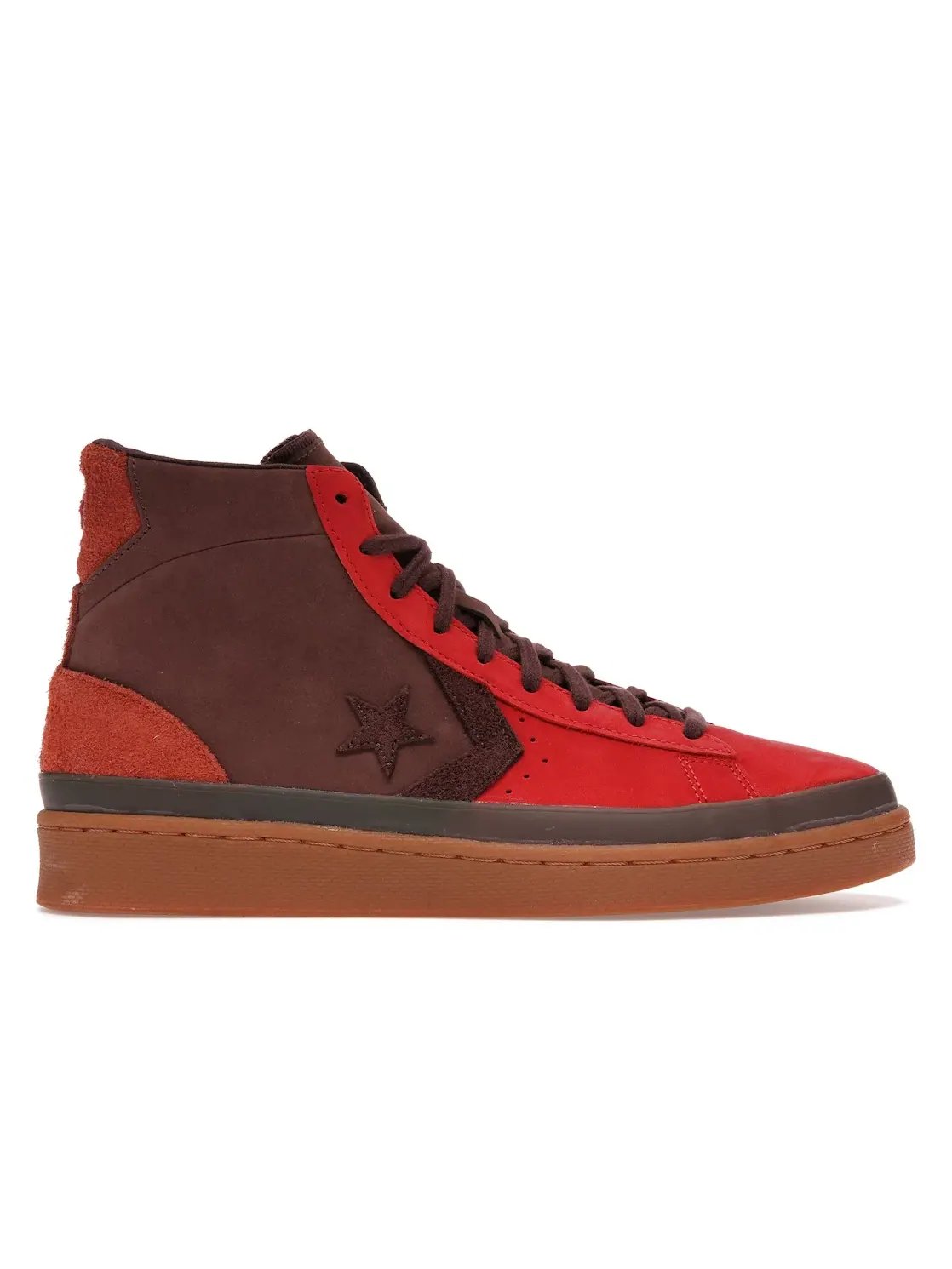 Мужские кроссовки Lifestyle Converse Pro Leather, Fiery Scarlet Deep Mahogany — изображение 1 из 4