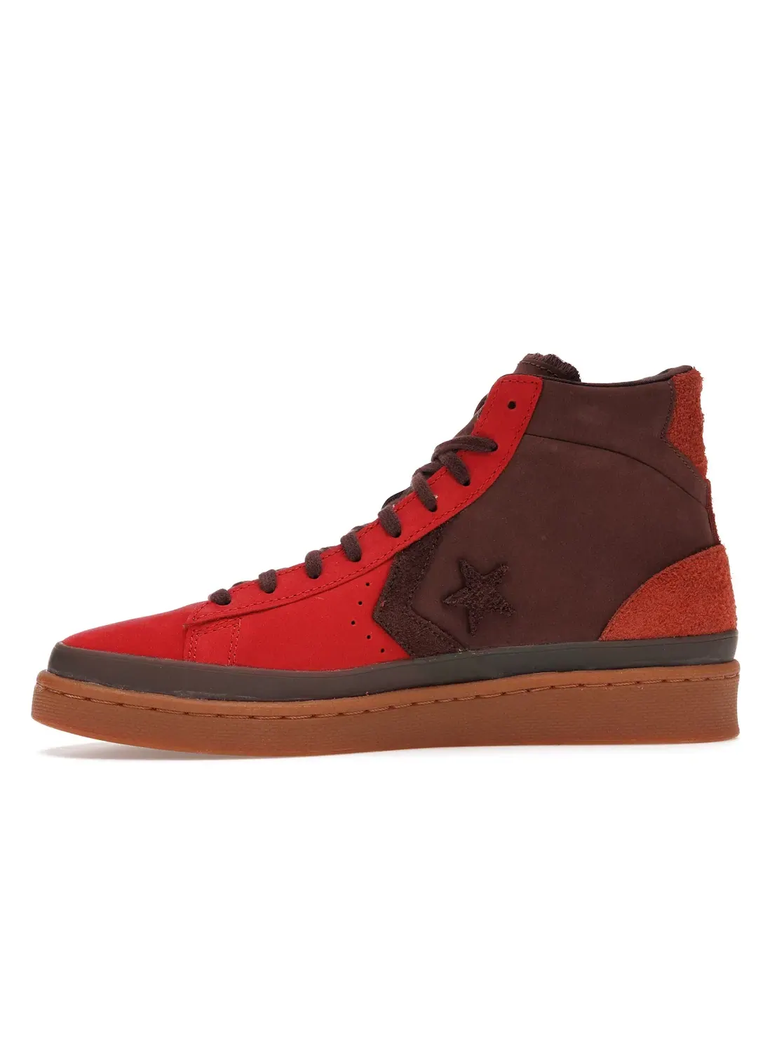 Мужские кроссовки Lifestyle Converse Pro Leather, Fiery Scarlet Deep Mahogany — изображение 3 из 4