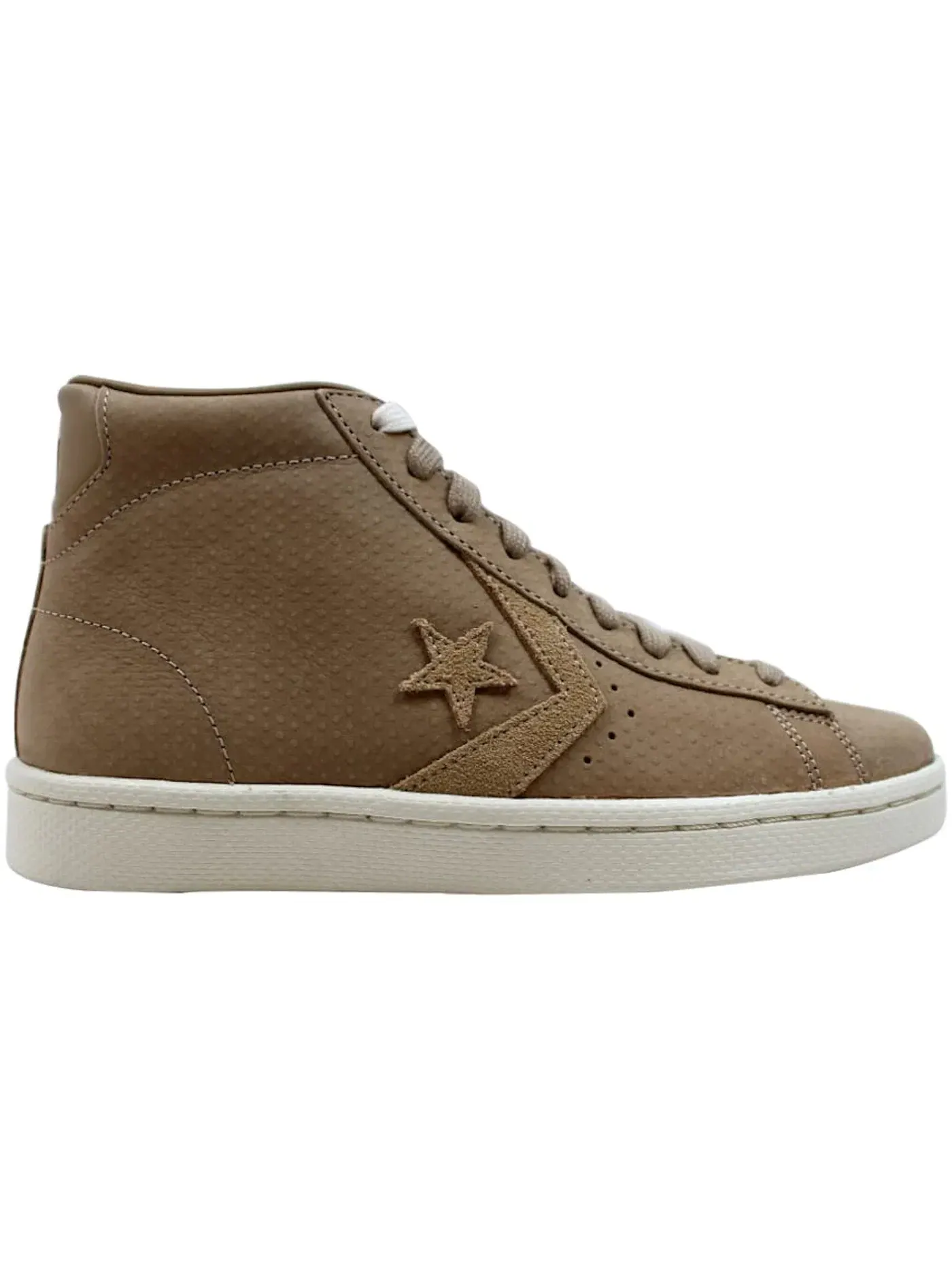 Мужские кеды высокие из кожи Vintage Khaki Converse Pro Leather 76 Mid — изображение 1 из 1, винтажный хаки