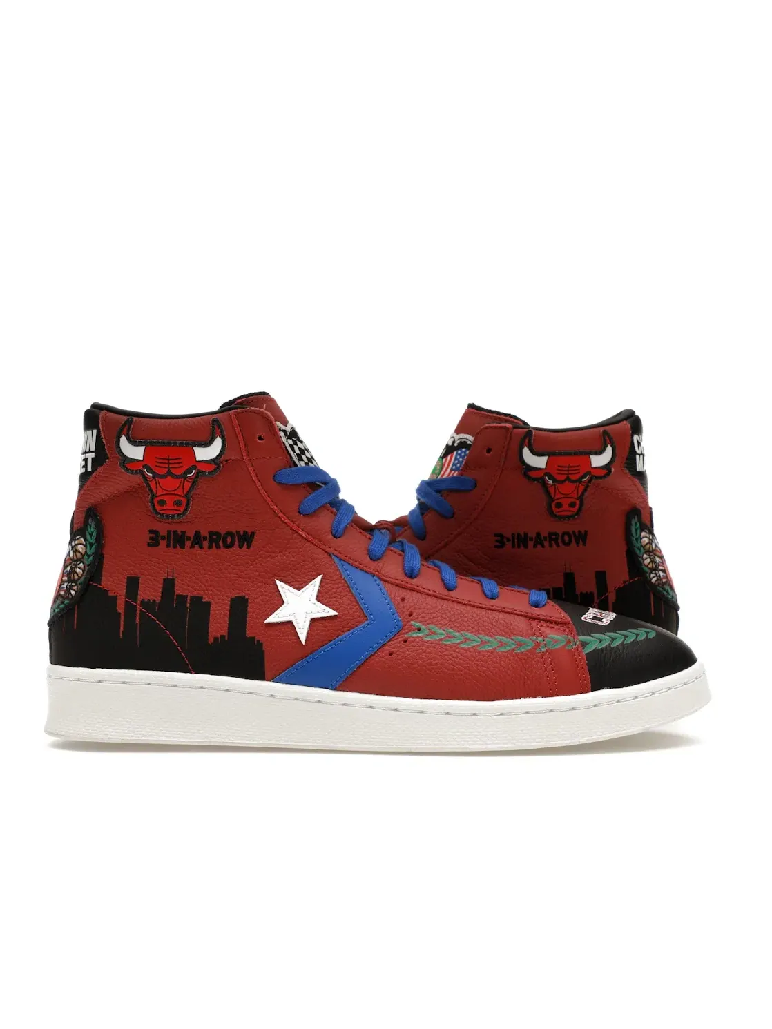 Мужские кроссовки Lifestyle Converse Pro Leather — изображение 1 из 4, красный/черный