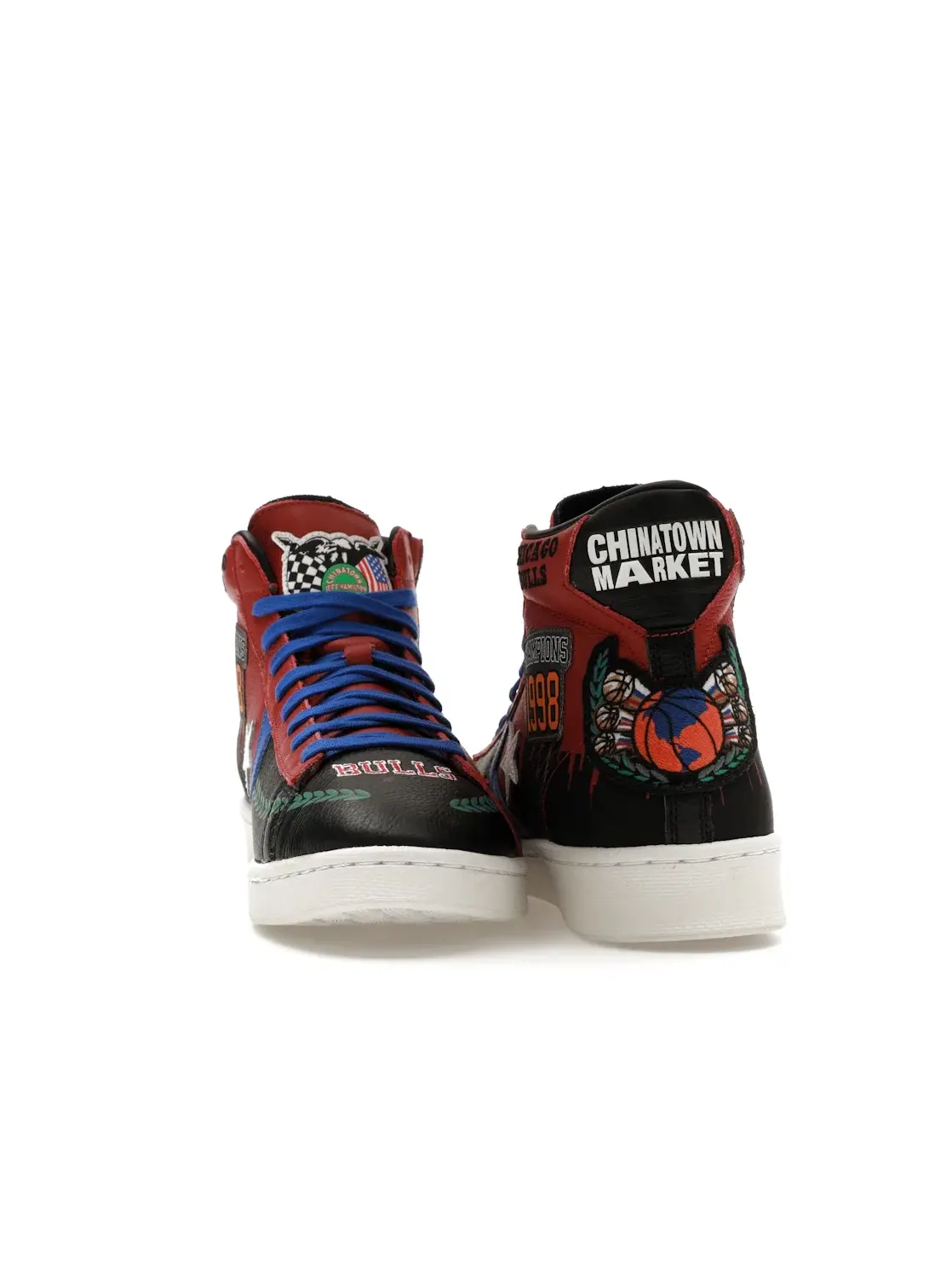 Мужские кроссовки Lifestyle Converse Pro Leather — изображение 4 из 4, красный/черный