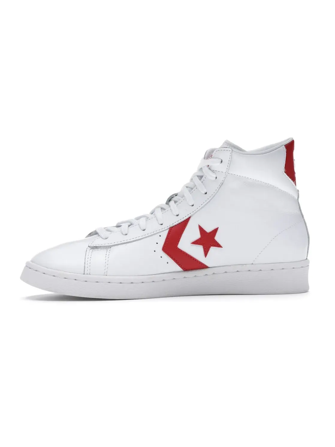 Мужские кроссовки высокие из набора Converse Pro Leather Converse — изображение 3 из 4, белый/красный