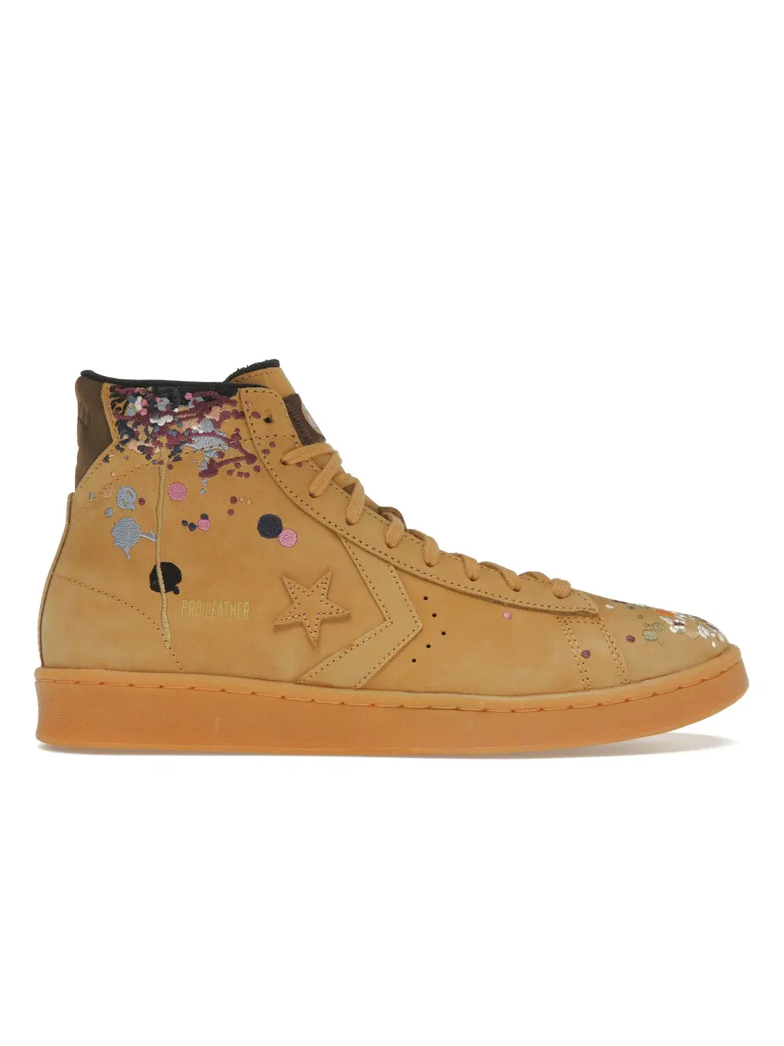 Мужские кроссовки Lifestyle с принтом Converse Pro Leather Hi — изображение 1 из 4, светлый/коричневый
