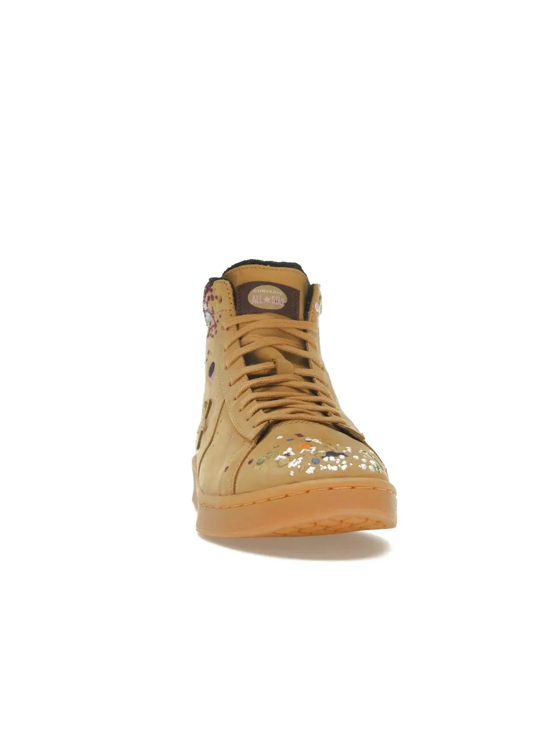 Мужские кроссовки Lifestyle с принтом Converse Pro Leather Hi — изображение 2 из 4, светлый/коричневый