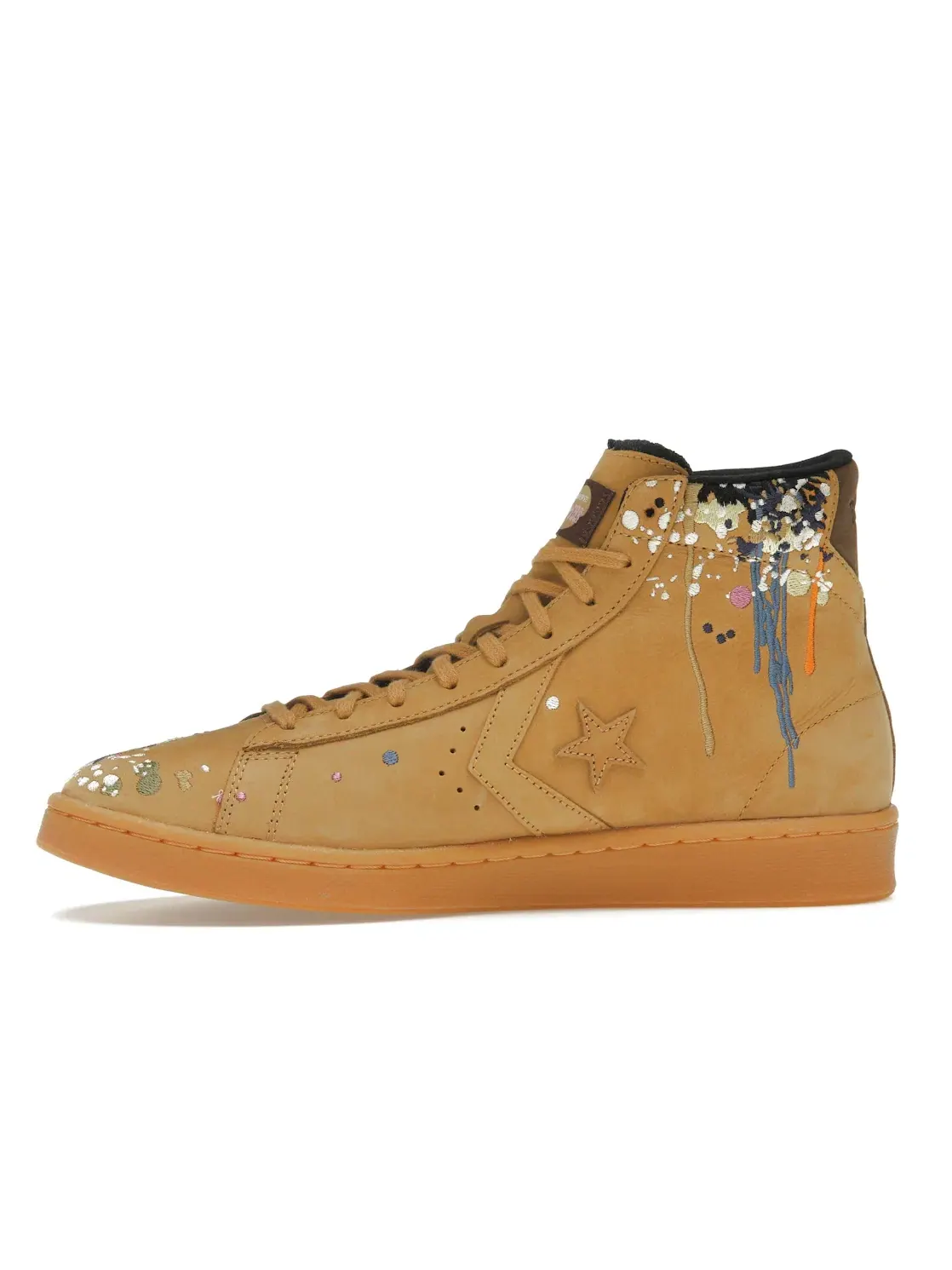 Мужские кроссовки Lifestyle с принтом Converse Pro Leather Hi — изображение 3 из 4, светлый/коричневый