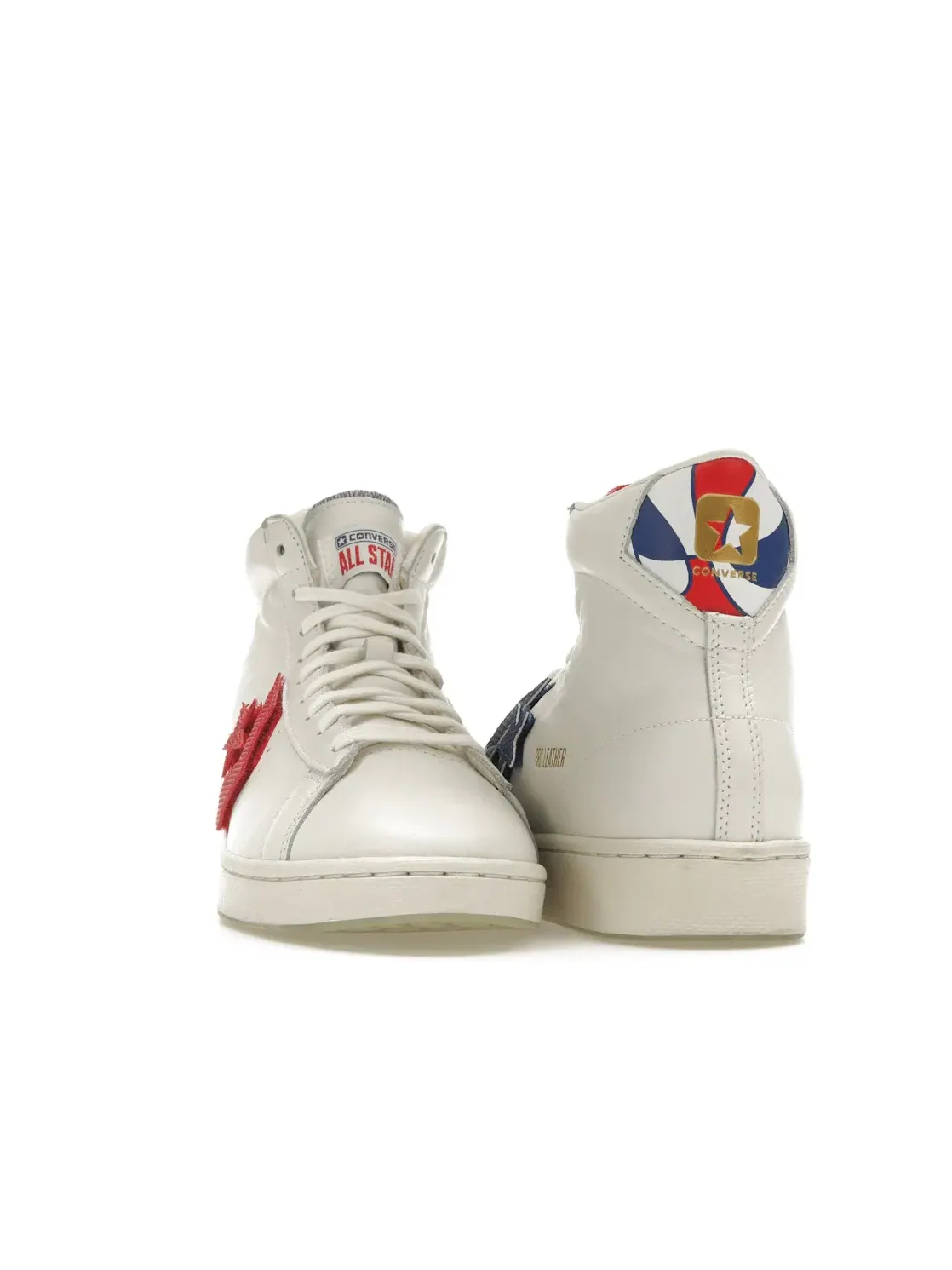 Мужские кеды Lifestyle Converse Pro Leather Hi — изображение 2 из 4, винтажный белый красный