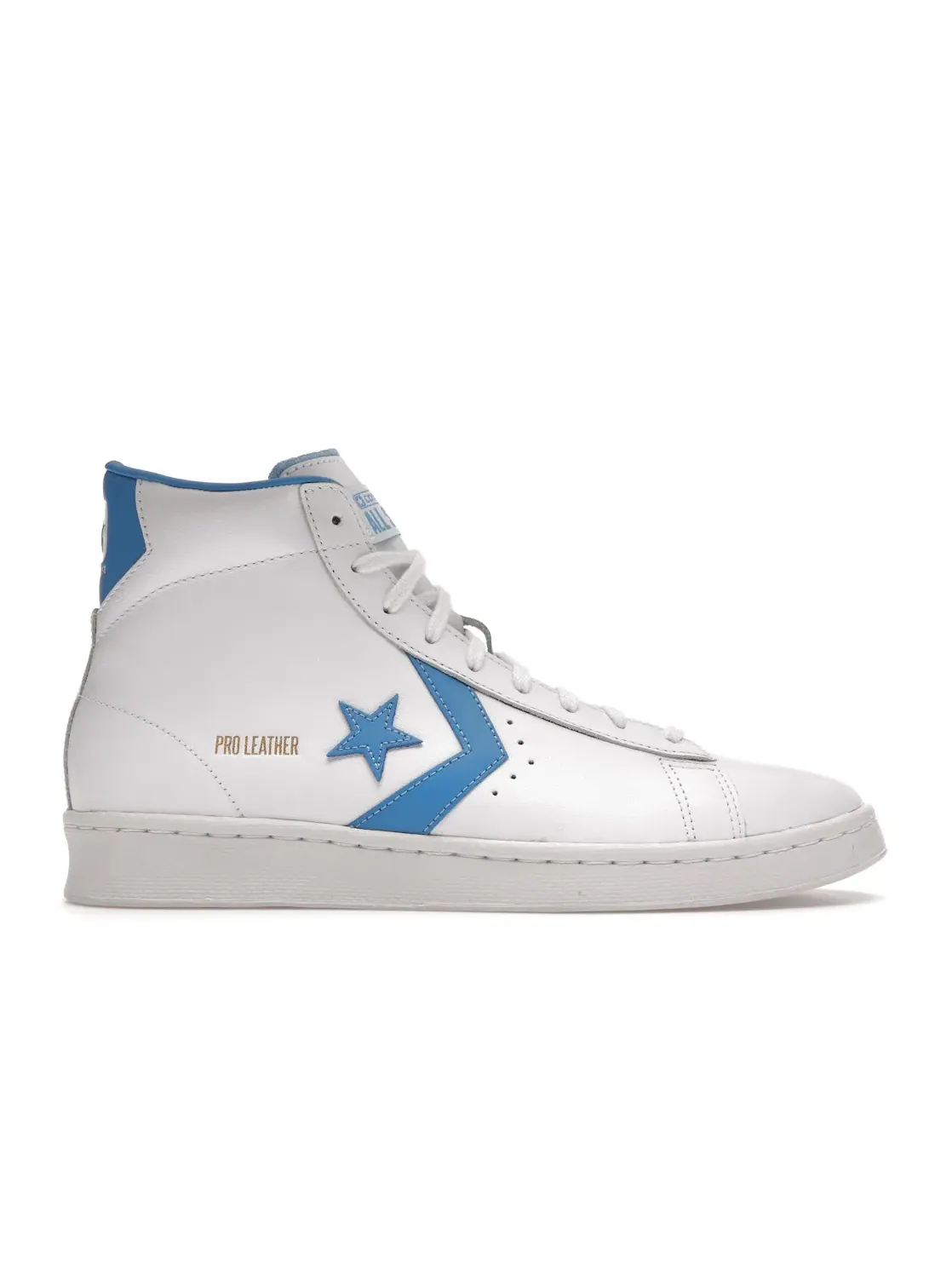 Мужские кроссовки кожаные Converse Pro Leather Hi — изображение 1 из 4, белый/синий-белый