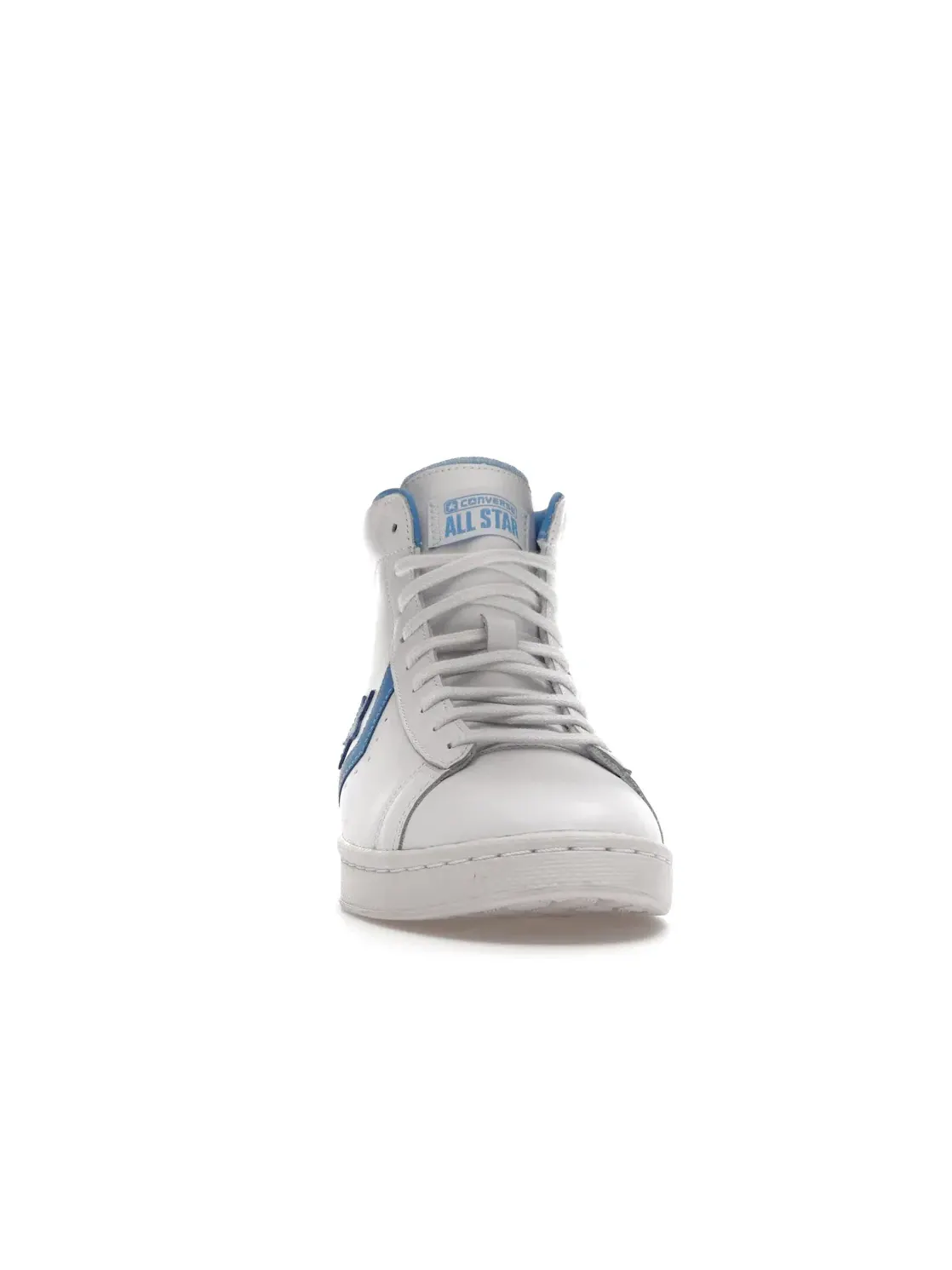 Мужские кроссовки кожаные Converse Pro Leather Hi — изображение 2 из 4, белый/синий-белый