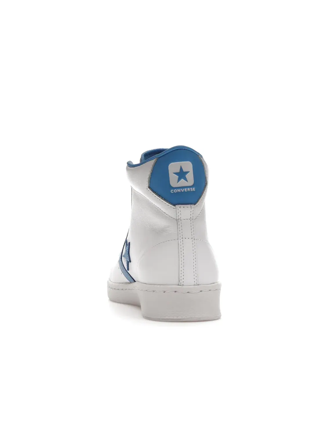 Мужские кроссовки кожаные Converse Pro Leather Hi — изображение 4 из 4, белый/синий-белый