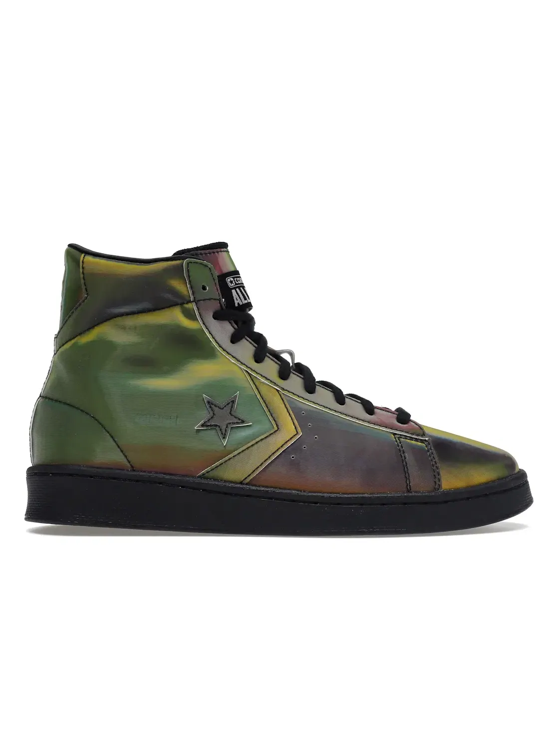 Мужские кроссовки с переливающимся эффектом Converse Pro Leather — изображение 1 из 4, черный/мульти/белый