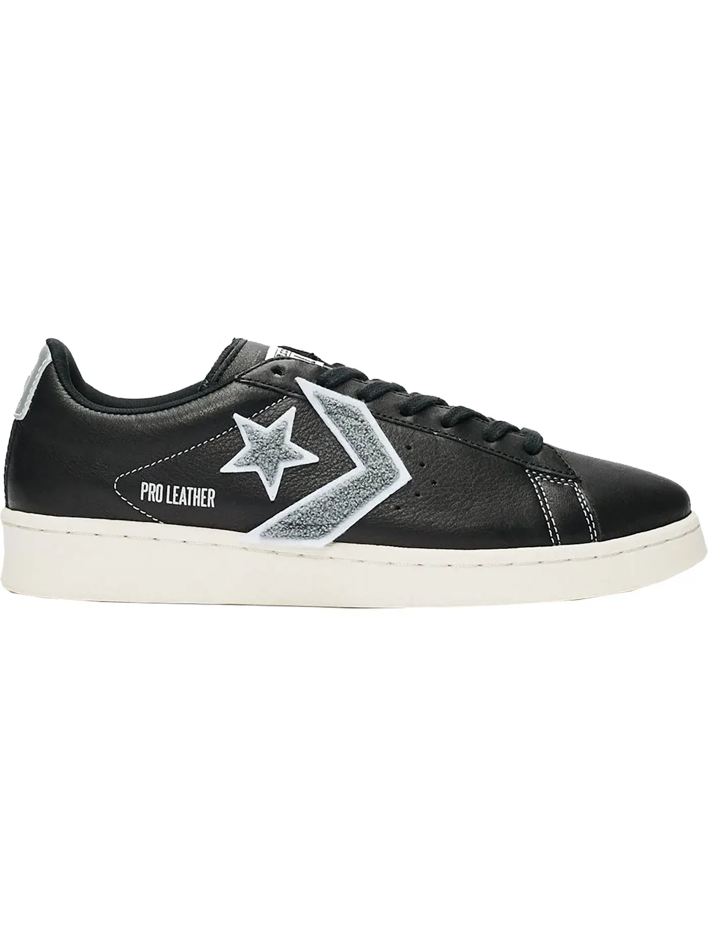 Мужские кеды Lifestyle Converse Pro Leather Ox — изображение 1 из 1, черный/серебристый