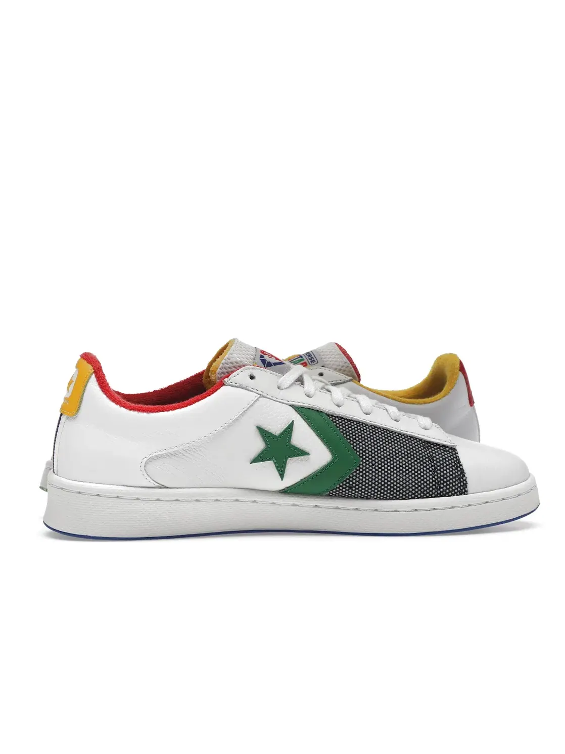 Кроссовки мужские Lifestyle Pro Leather Ox Converse — изображение 3 из 4, белый//фиолетовый