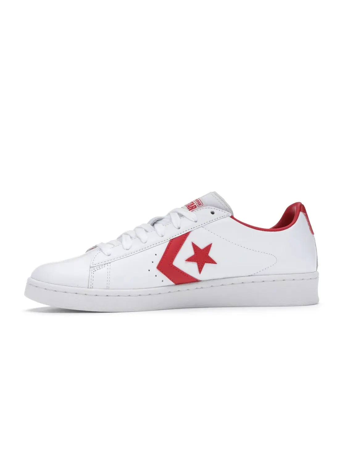 Мужские кроссовки Lifestyle Converse Pro Leather Ox — изображение 3 из 4, белый/красный-белый