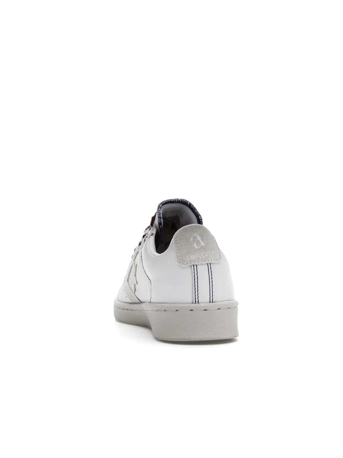 Кроссовки без шнуровки с моделью Converse Pro Leather Converse — изображение 4 из 4, белый/серый