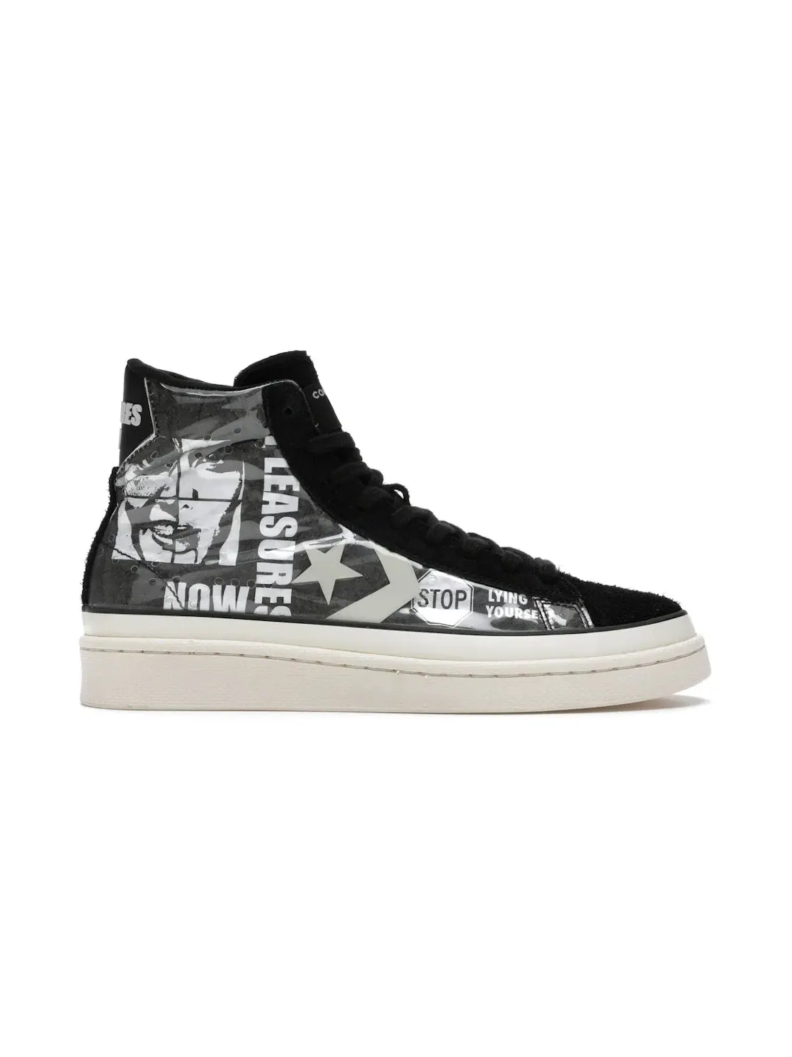 Мужские кроссовки Lifestyle Converse Pro Leather — изображение 1 из 4, черный/белый