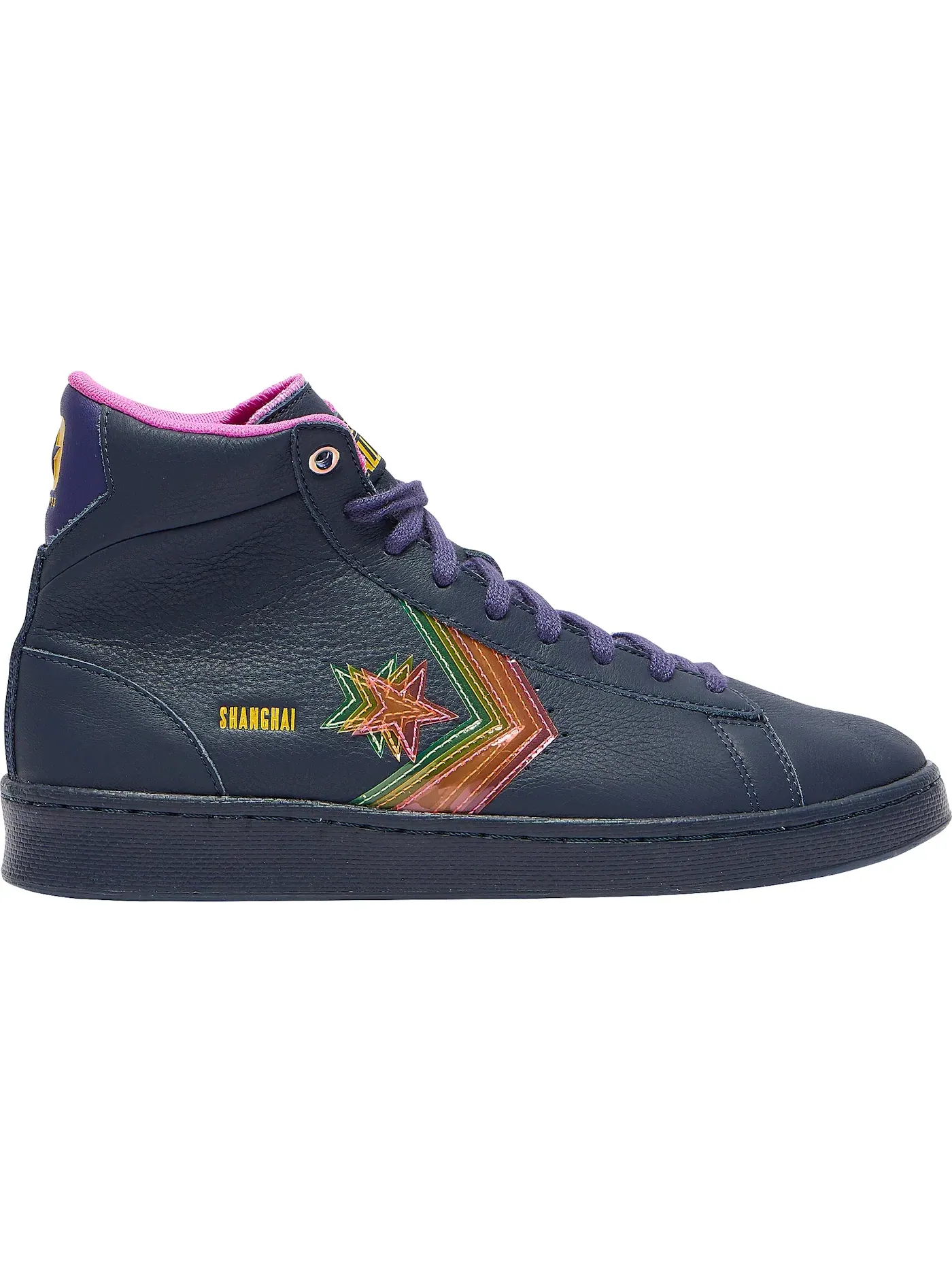 Мужские кроссовки Lifestyle Converse Pro Leather, Obsidian/Hyper Magenta — изображение 1 из 1