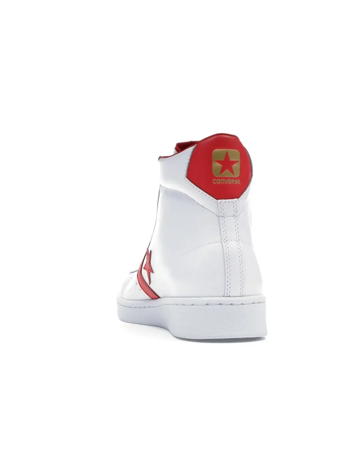 Мужские кроссовки с кожаным верхом Converse Pro Leather — изображение 2 из 2, белый/красный