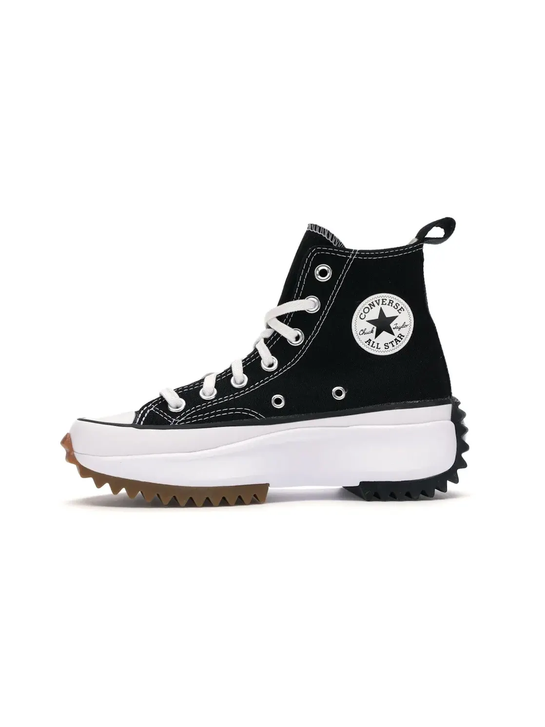 Мужские кроссовки с рифленой подошвой Converse Run Star Hike Hi — изображение 3 из 4, черный/белый