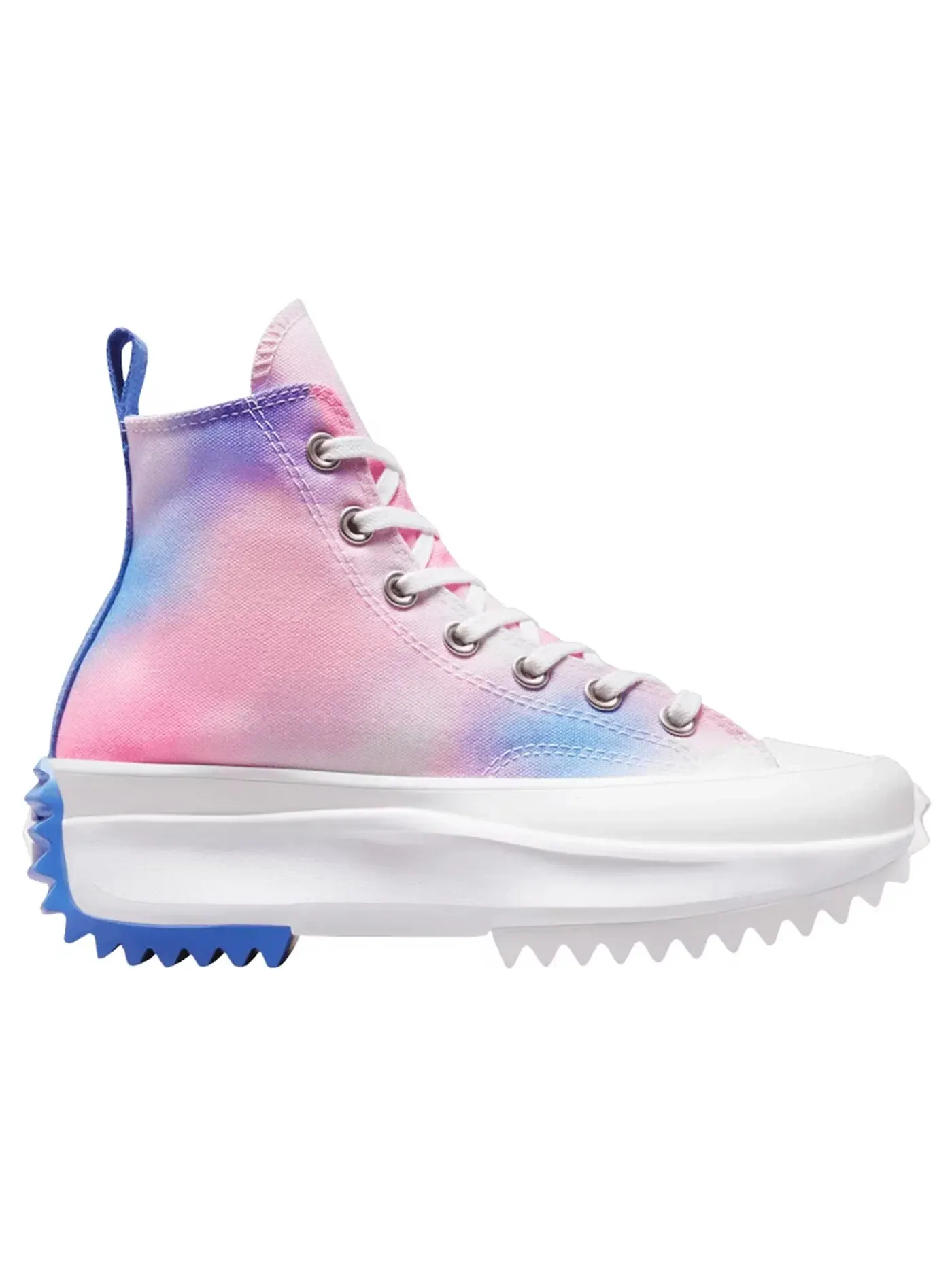 Мужские кроссовки повседневные Converse Run Star Hike Hi — изображение 1 из 1, розовый/белый/фиолетовый