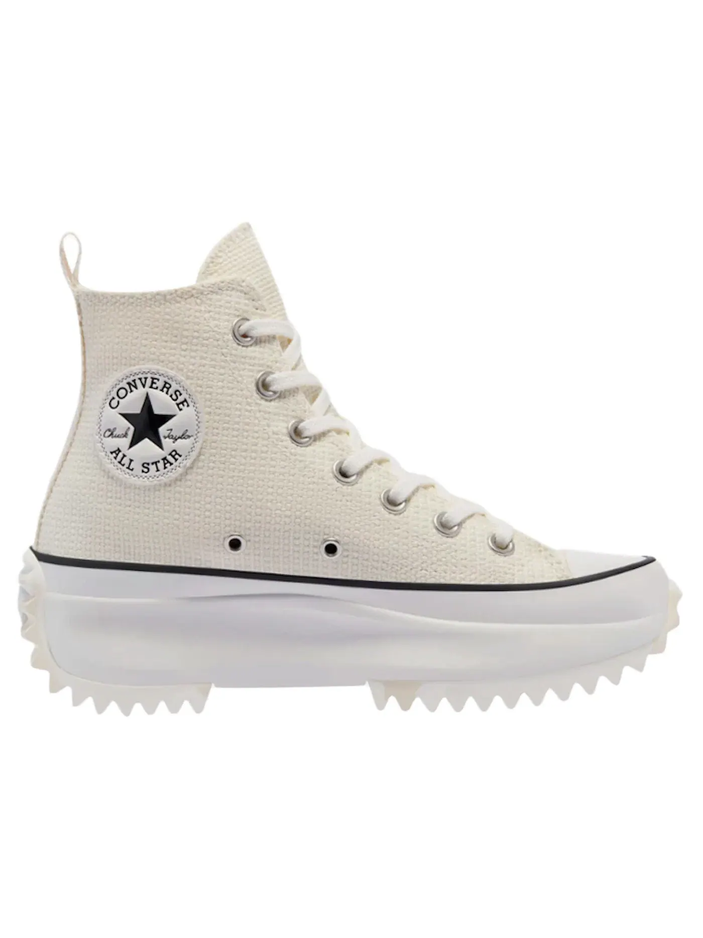 Мужские кроссовки с утолщенной подошвой Converse Run Star Hike Hi — изображение 1 из 1, белый/черный