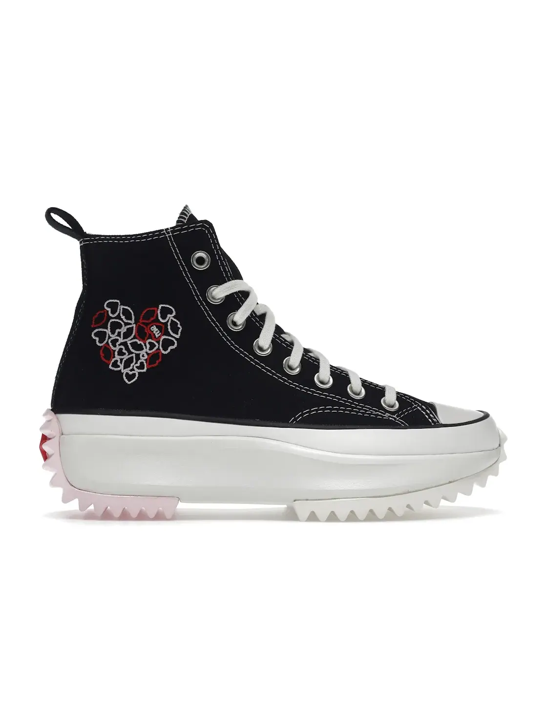 Унисекс кроссовки Lifestyle Converse Run Star Hike Hi — изображение 1 из 4, черный/розовый/красный