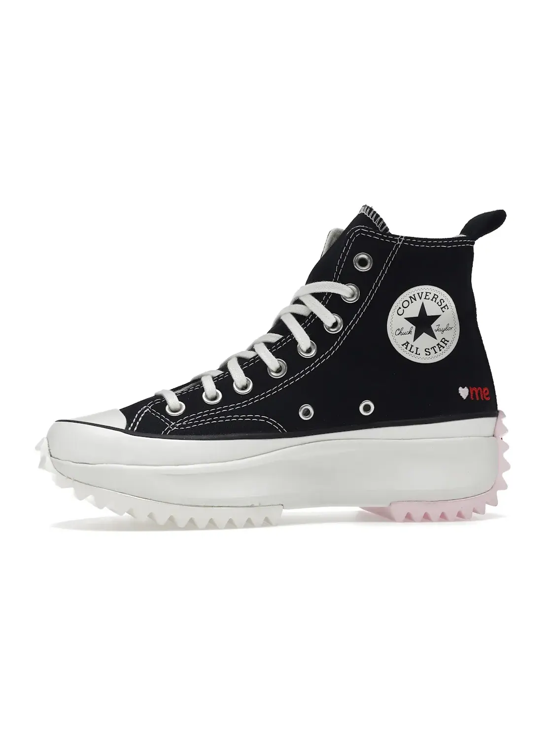 Унисекс кроссовки Lifestyle Converse Run Star Hike Hi — изображение 3 из 4, черный/розовый/красный