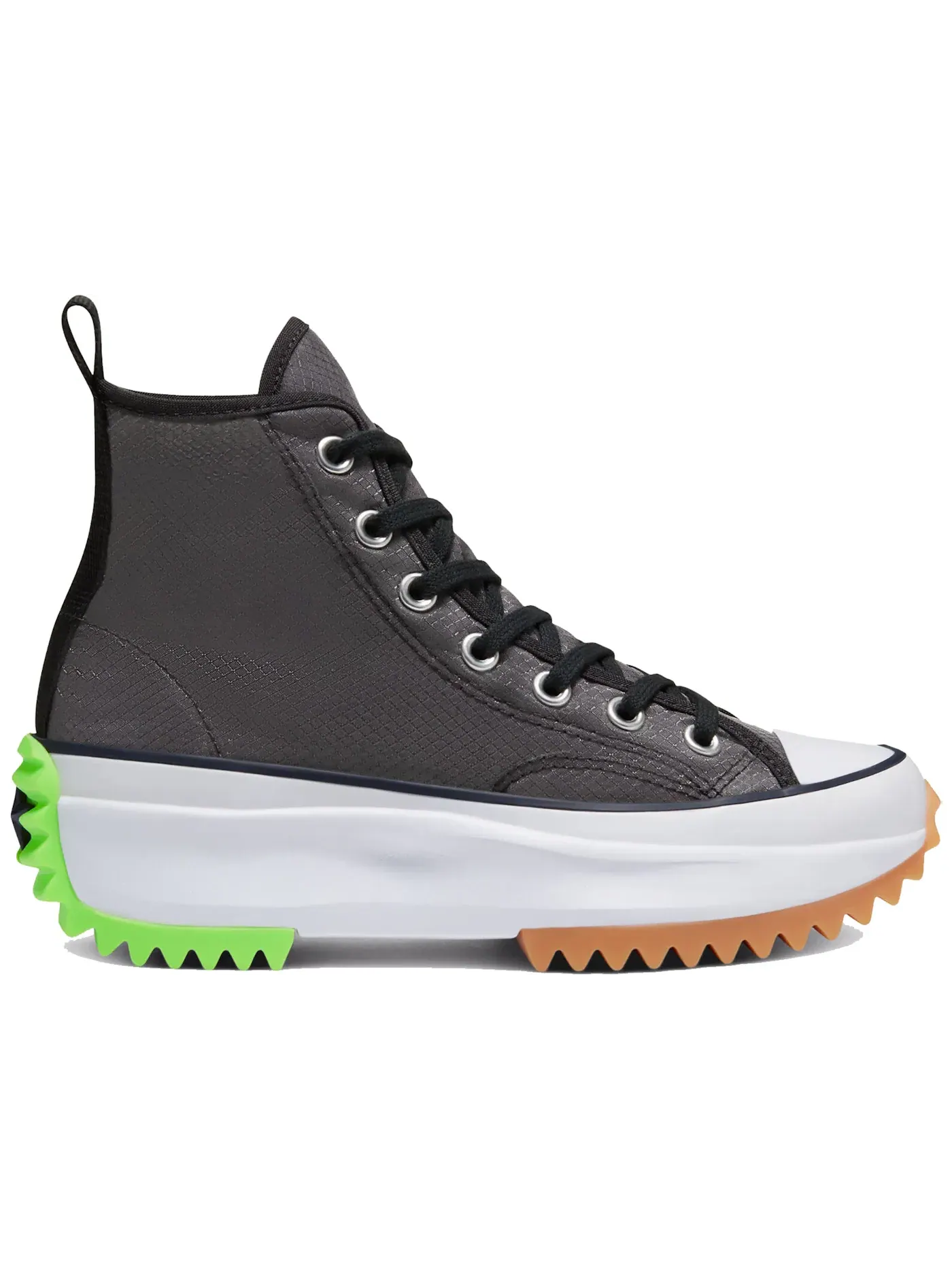 Мужские кроссовки lifestyle Converse Run Star Hike Hi — изображение 1 из 1, черный/белый-зеленый