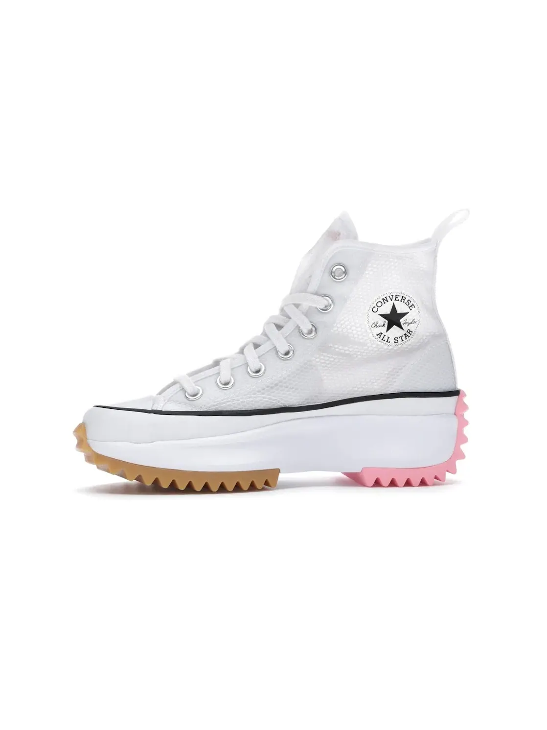 Мужские кроссовки с платформой Converse Run Star Hike Hi — изображение 3 из 4, белый/черный
